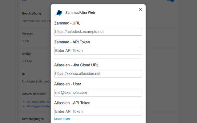 Zammad/Jira Web Preview image 2