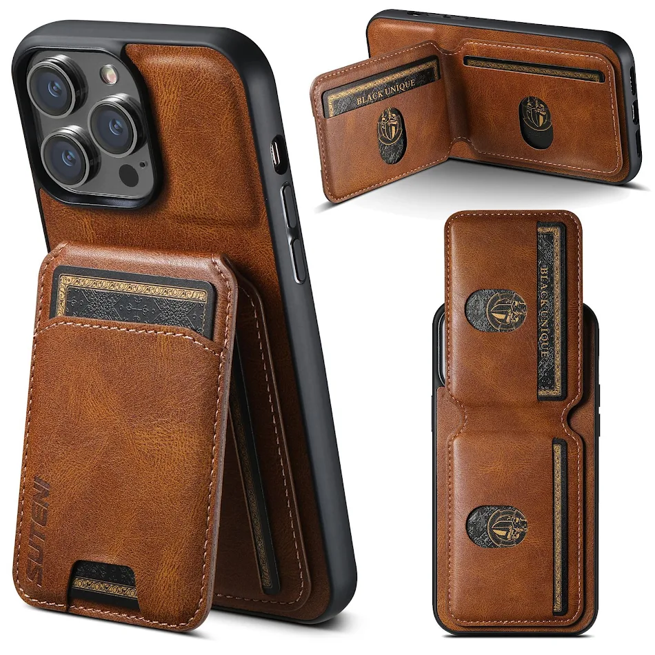 Applicable PU Card Phone Case. Protect your phone with style and convenience. Stylish design with card slots for everyda