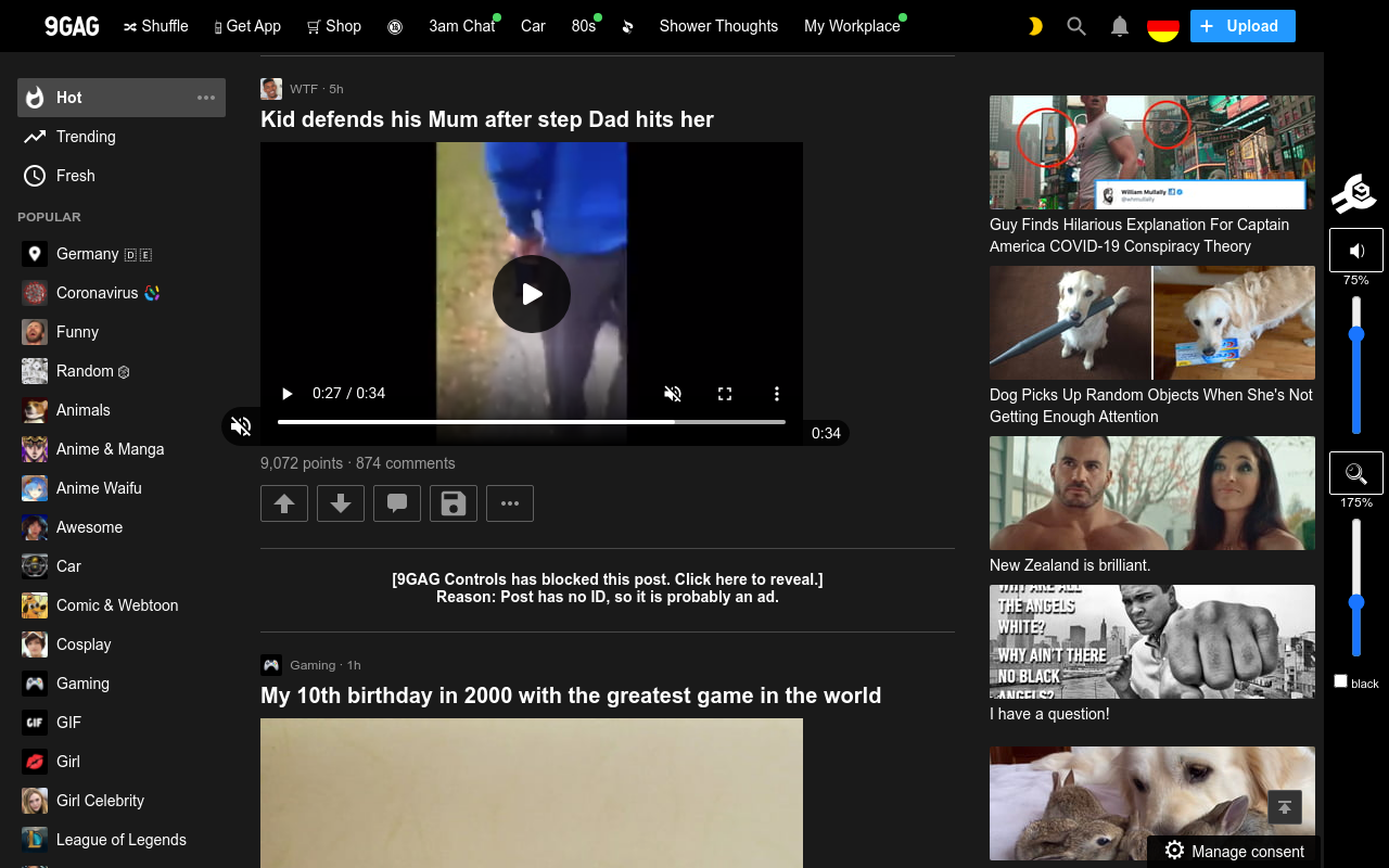 9GAG Controls Preview image 3