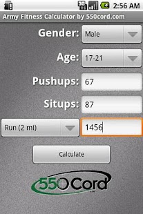 Download Army Fitness Calculator apk