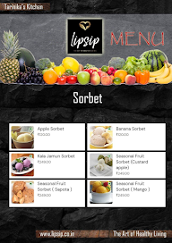 Lipsip menu 3