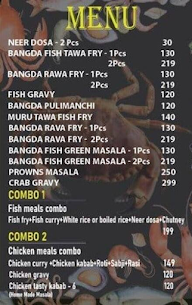 Thri Care Homemade Sea Food menu 1