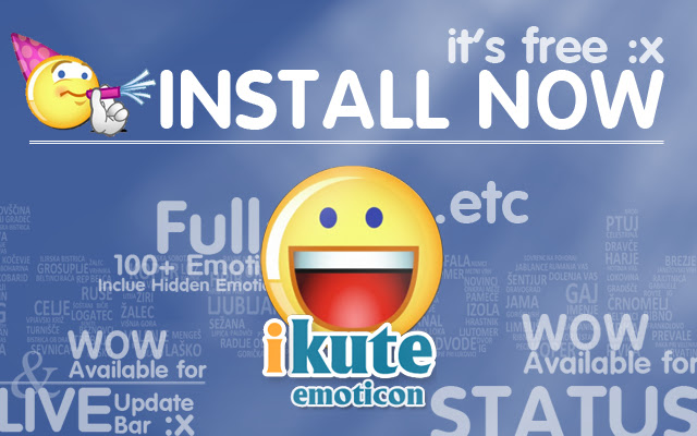 iKute Emoticons 4Facebook Status&Comment