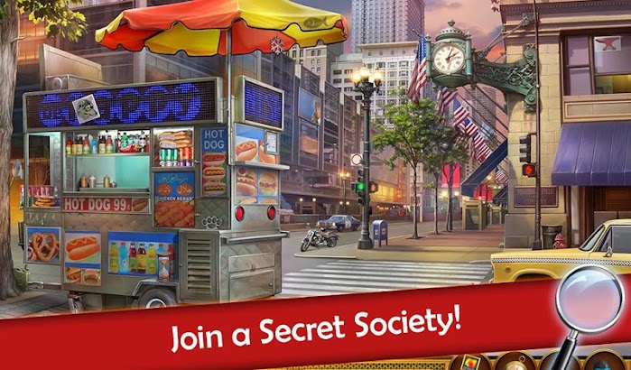 Hidden Objects: Mystery Society HD Free Crime Game screenshot