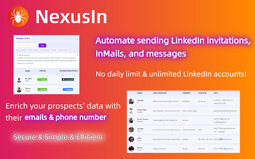 NexusIn - 無料のLinkedIn自動化ツール2024