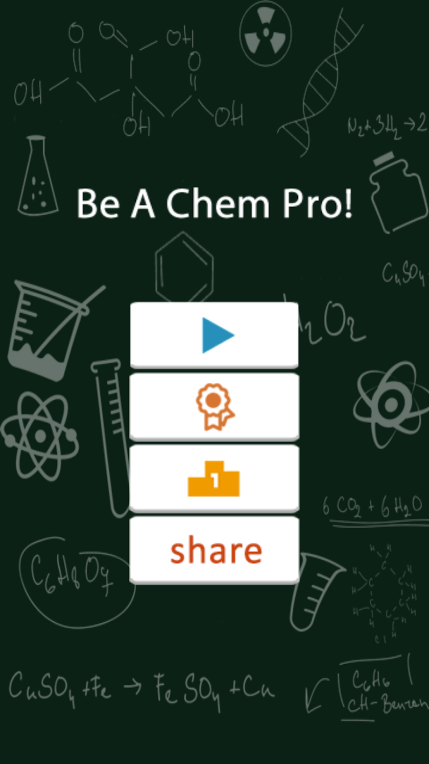 Chem Pro! Screen 1