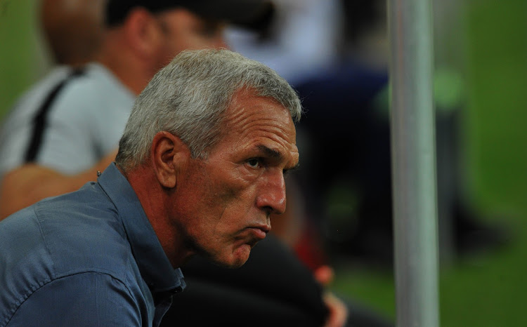 Ernst Middendorp coach of Kaizer Chiefs during the Absa Premiership match between Supersport United and Kaizer Chiefs on the 15 March 2019 at Mbombela Stadium.