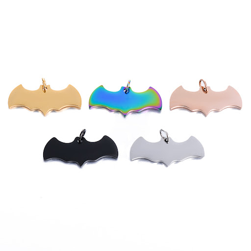 Title 5, Stainless Steel Baseball Bat Tag Pendant. Durab...