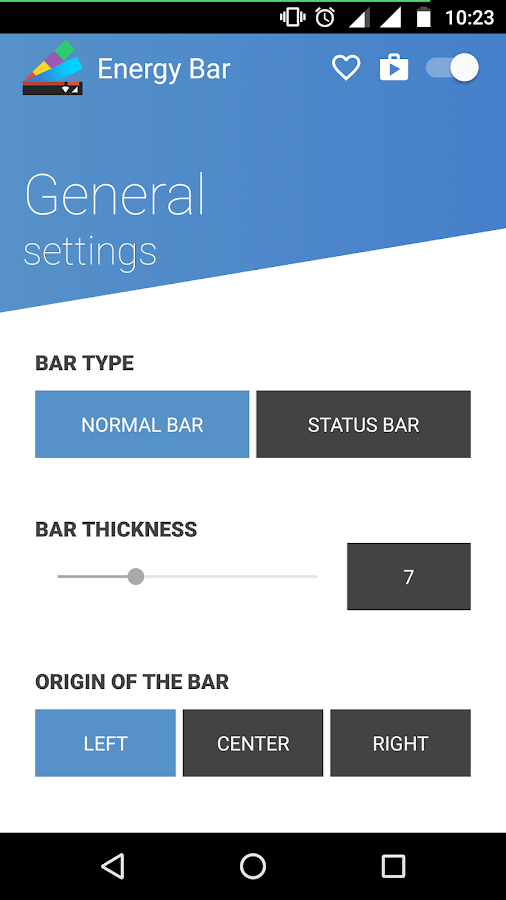   ‪Energy Bar - A pulsating Battery indicator!‬‏- لقطة شاشة 