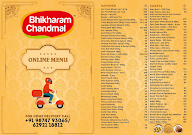 Shriniwas (Bhikaram Chandmal) menu 1