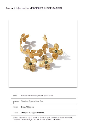 Title 2, New Flower Bracelet Suit, High-grade Elegant An...