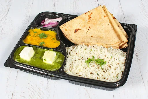 Palak Paneer Meal Thali