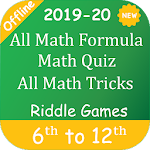 Cover Image of 下载 All Math Formula, Math Quiz, All Math Tricks 3.3 APK