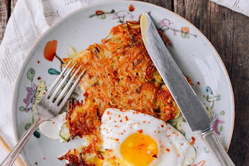 Crispy “Sichuan” Hashbrowns and Eggs