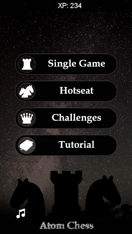 Android application Atom Chess screenshort