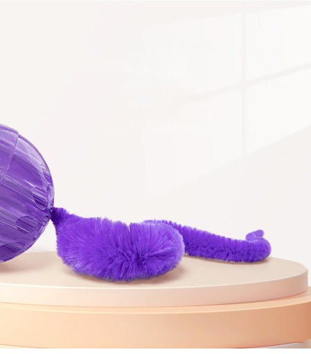 Title 2, Interactive Cat Ball Toy with Bouncy Worms Safe...