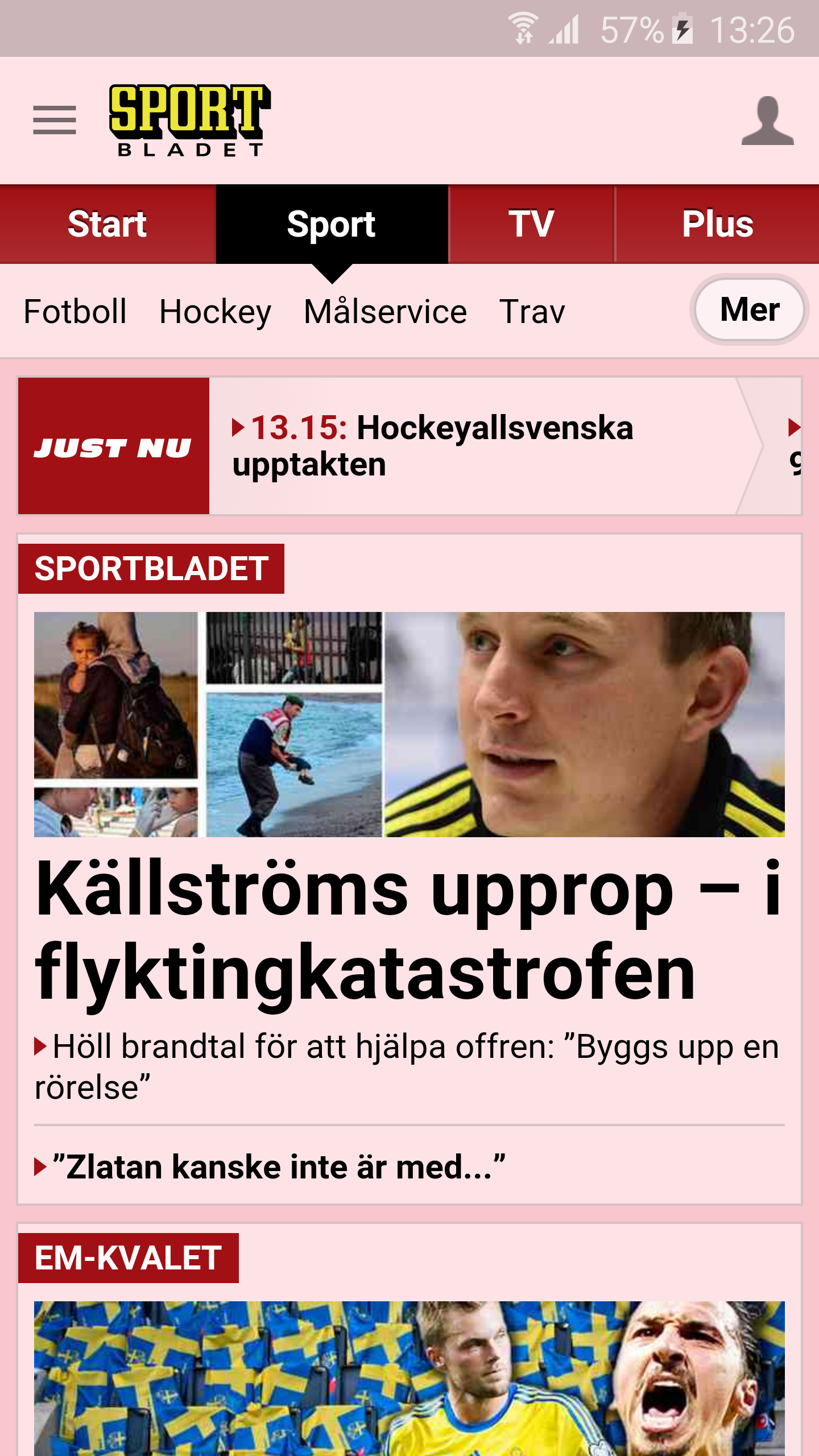 sportbladet målservice