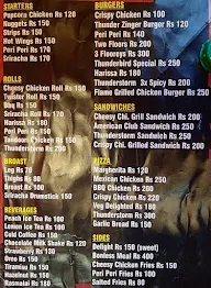 Thunderbird Fried Chicken menu 1