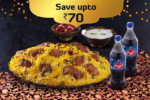 Alishaan Non-Veg Biryani & Beverages Combo (Serves 4-5)