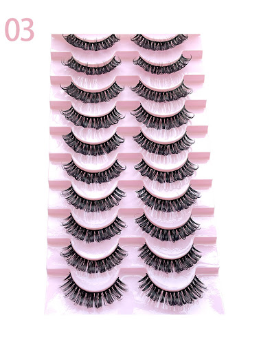 Title 7, Cílios Thick Curl 10 pares de olhos grandes. Ob...
