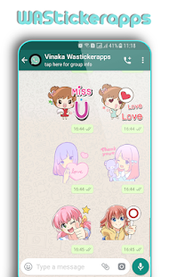 WAStickerApps: Cute Anime Girls Stickers(圖2)-速報App