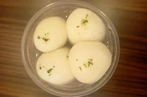 White Sponge Rasgulla [2 Pcs]