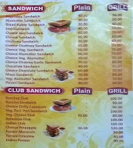 Anu Fast Food menu 2