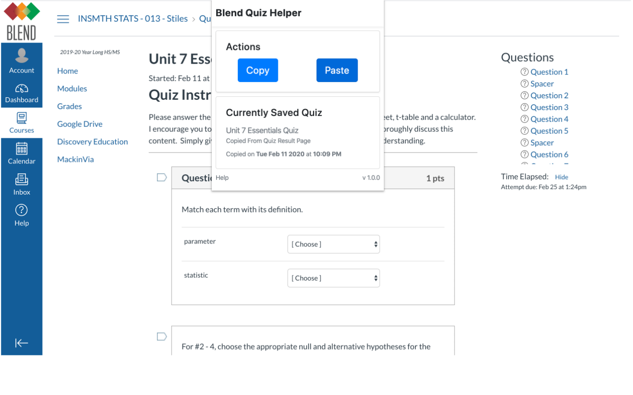 Blend Quiz Response Saver Preview image 4