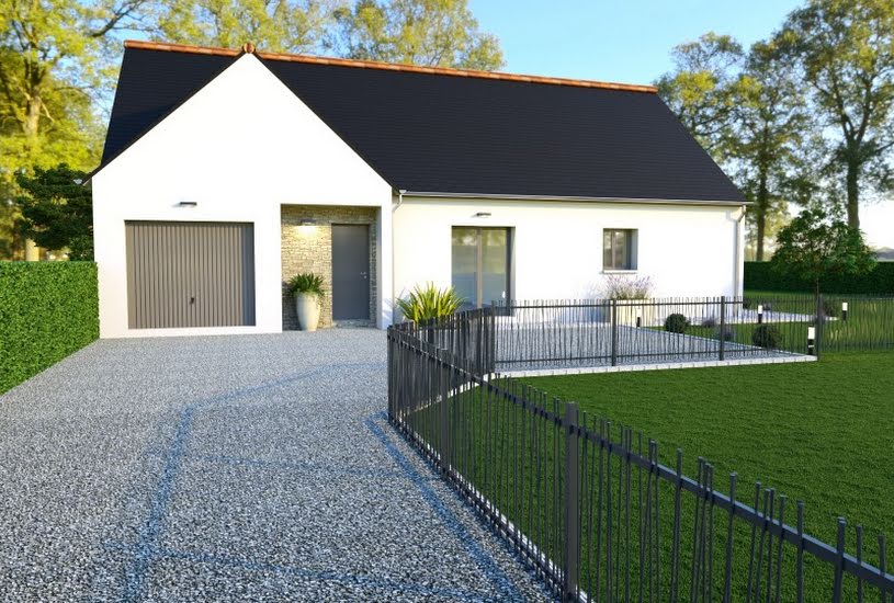  Vente Terrain + Maison - Terrain : 511m² - Maison : 120m² à La Membrolle-sur-Choisille (37390) 