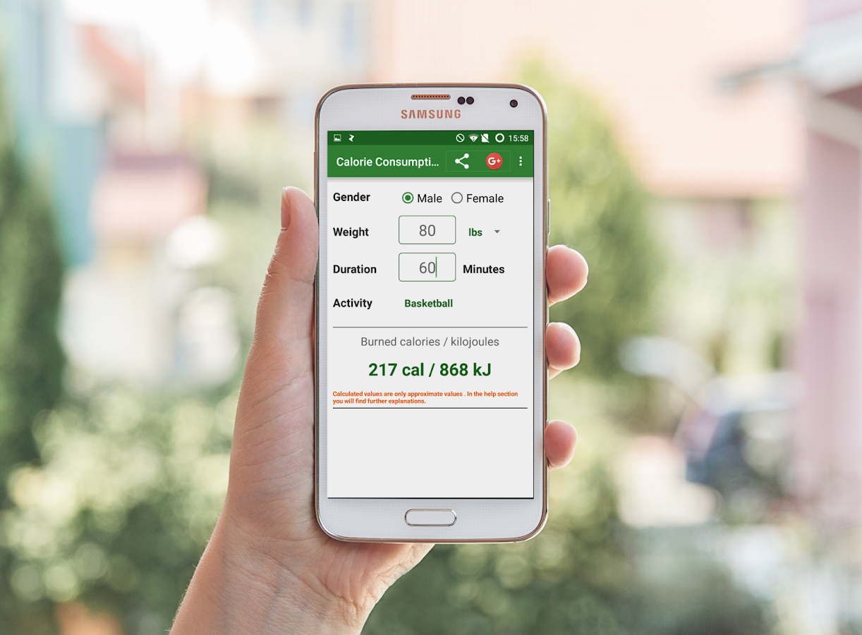 Calories Calculator PRO Screen 3