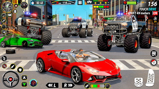 Screenshot Police Monster Truck Car Games