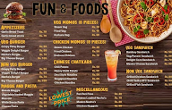 Fun & Foods menu 1