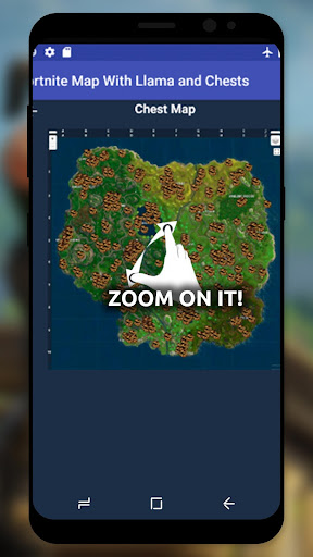 Fortnite Map With Llamas and Chests