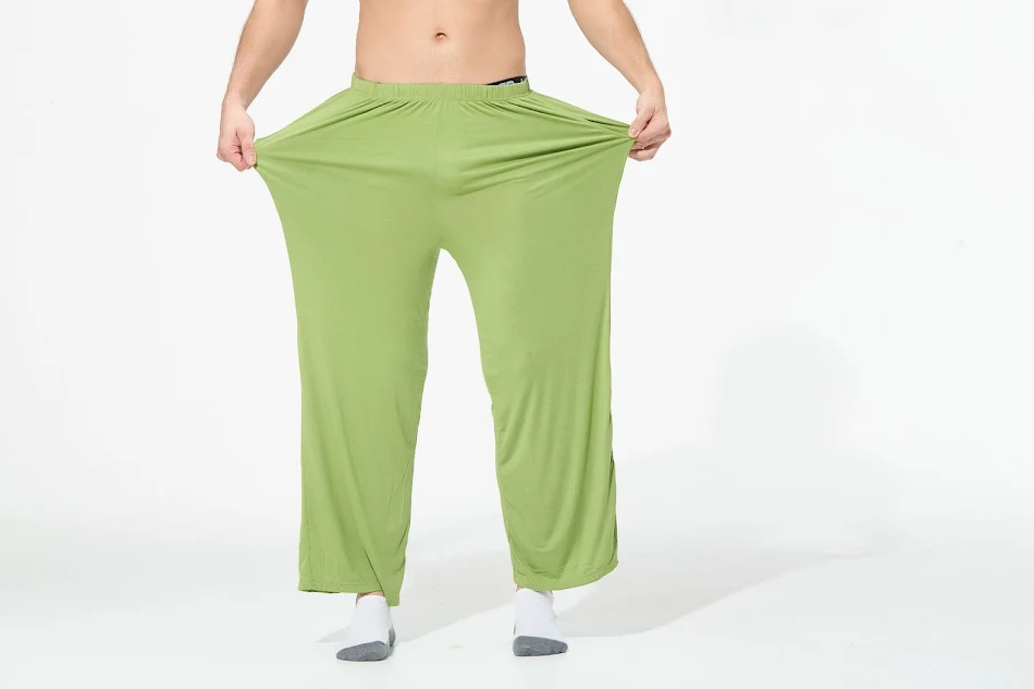 Pantalon de détente homme fin grande taille, pantalon de pyjama ample et confortable, idéal pour se relaxer à la maison et profiter d'un confort optimal.