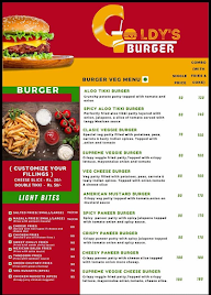 Goldy's Burger King menu 7