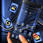 Blue Metallic Business Launcher Theme ? Apk