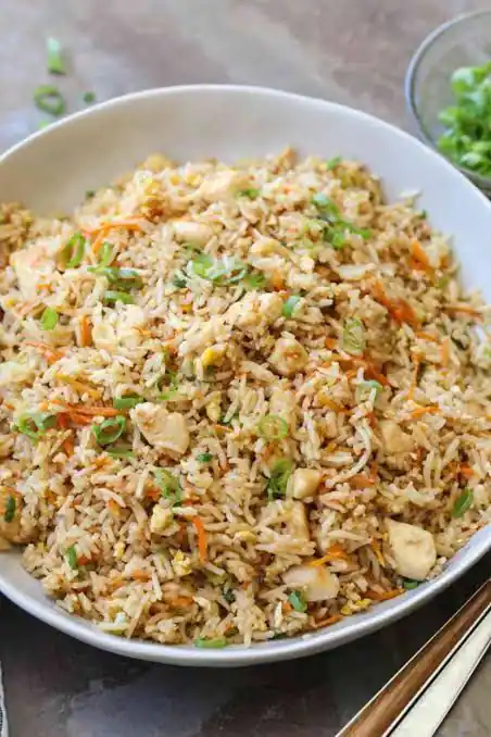 Double Egg Chicken Fried Rice