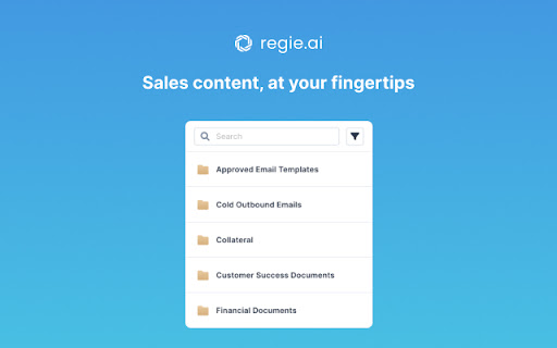 Regie.ai | AI Co-Pilot for Sales Emails