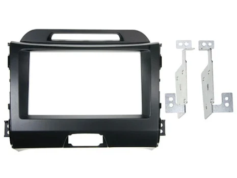 2-DIN facia plate Kia Sportage 2010 > black