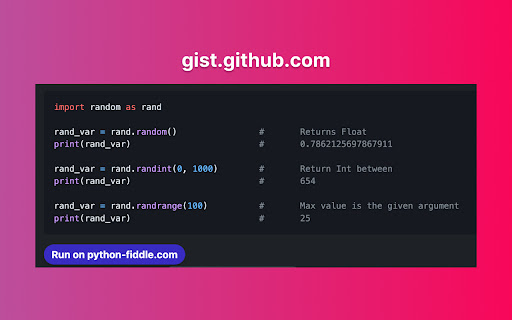 Python-Fiddle