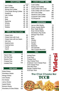 The Chai Chaska Bar And Cafe menu 1