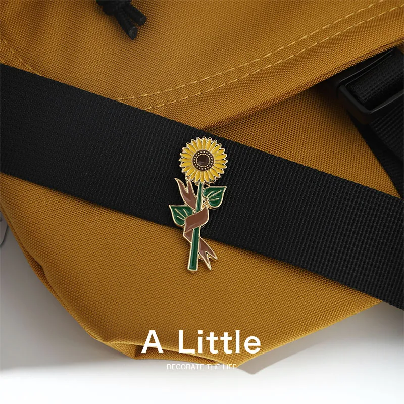Title 3, Broche tournesol homme et femme, tendance mode,...