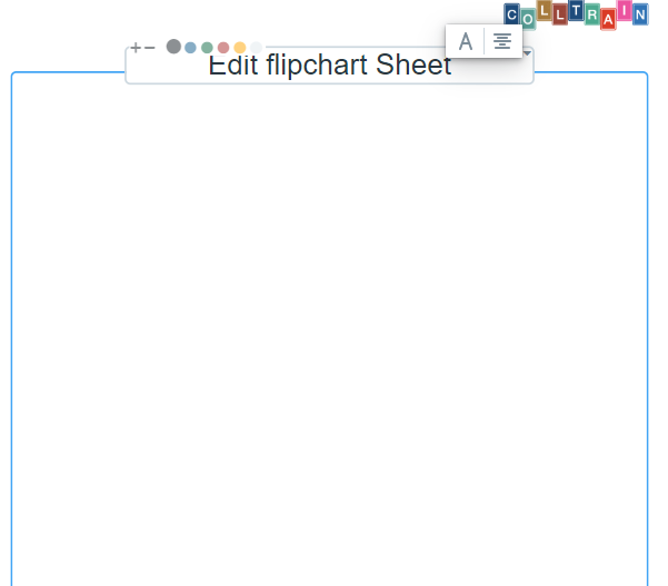 Edit the flipchart page title