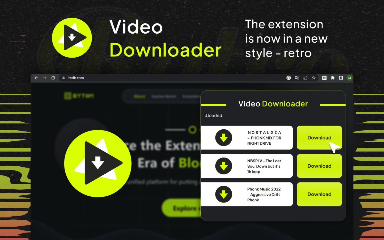 Retro Video Downloader Preview image 3