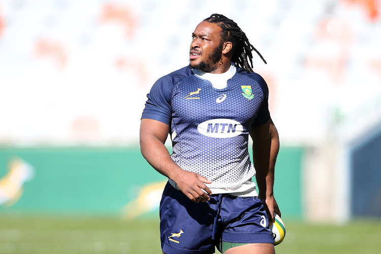 Joseph Dweba has been included in the Springboks starting team to take on New Zealand as replacement for injured Bongi Mbonambi.