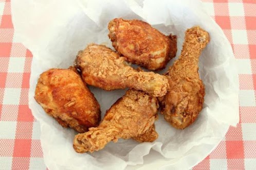 Click Here for Recipe: Man Catching Fried Chicken