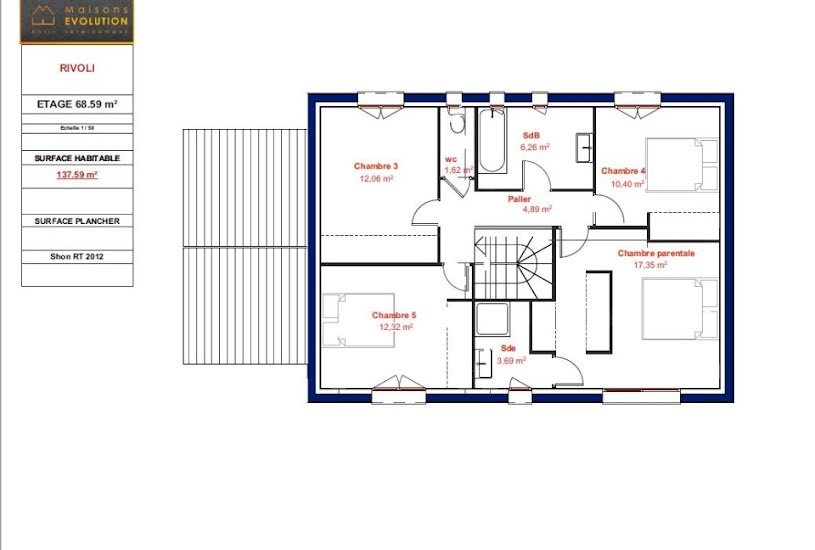  Vente Terrain + Maison - Terrain : 700m² - Maison : 138m² à Messy (77410) 