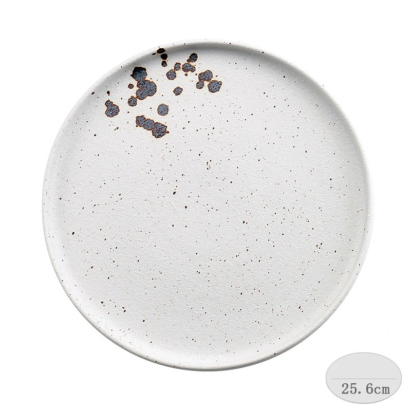Plato Cerámico Creativo para Comida Occidental Uso Doméstico Elegante y Duradero Ideal para Servir Platos Principales y Realzar la Presentación de tus Comidas