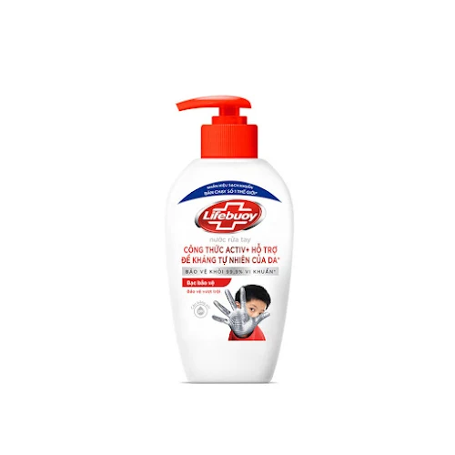 Nước rửa tay Lifebuoy bạc bảo vệ 180g