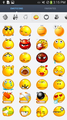 Screenshot Cute Emoticons Sticker